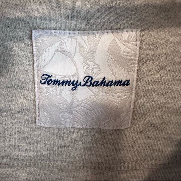 Tommy Bahama Men's Grey 1/4 Zip Pullover Sweatshirt Size XXL - Picture 6 of 8